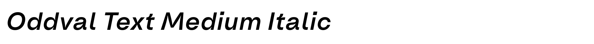 Oddval Text Medium Italic image